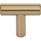 Elements 1-9/16" Overall Length Satin Bronze Naples Cabinet "T" Knob 40SBZ - alternate 4
